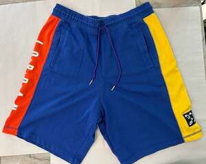 Jordan Sport DNA Fleece Shorts Blue Orange Yellow XL